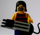 Lego man with guitar