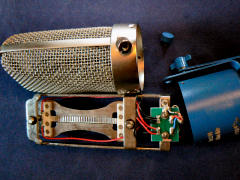 Ribbon mic mod - reassembly